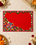 Embroidery Print Velvet Aasan