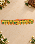 Embroidery Print Velvet Toran