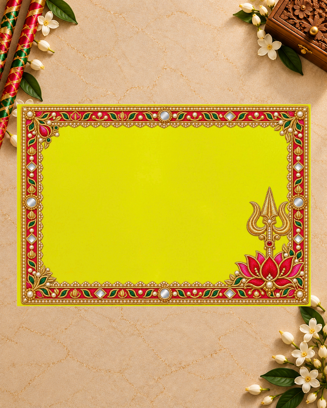 Embroidery Print Velvet Aasan