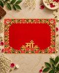 Embroidery Print Velvet Aasan