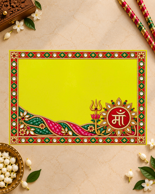Embroidery Print Velvet Aasan
